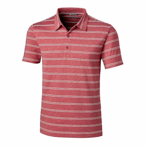C&B Forge Polo Heather Stripe Tailored Fit